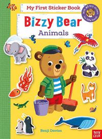 Cover image for Bizzy Bear: My First Sticker Book Animals