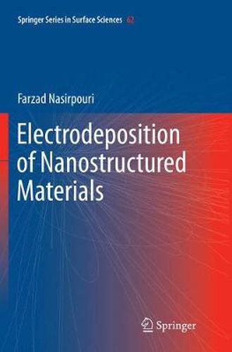 Cover image for Electrodeposition of Nanostructured Materials