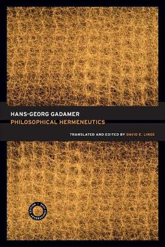 Philosophical Hermeneutics, 30th Anniversary Edition