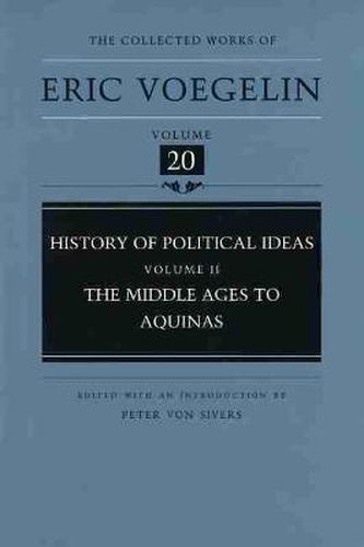 Cover image for History of Political Ideas (CW20): Middle Ages to Aquinas