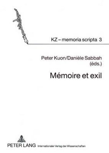 Cover image for Memoire Et Exil