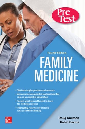 Cover image for Family Medicine PreTest Self-Assessment And Review, Fourth Edition