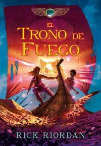 Cover image for El trono de fuego / The Throne of Fire