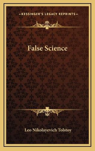 Cover image for False Science