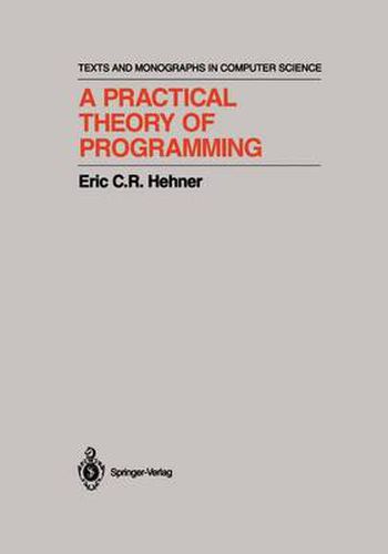 Cover image for A Practical Theory of Programming