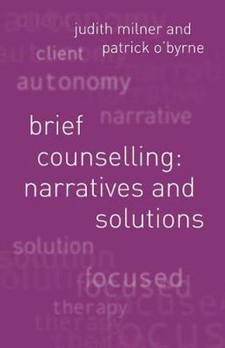 Cover image for Brief Counselling:Narratives and Solutions: Narratives and Solutions