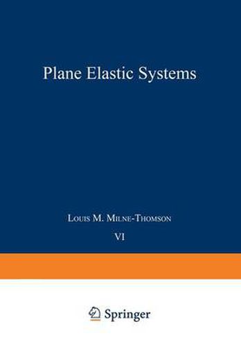 Cover image for Plane Elastic Systems