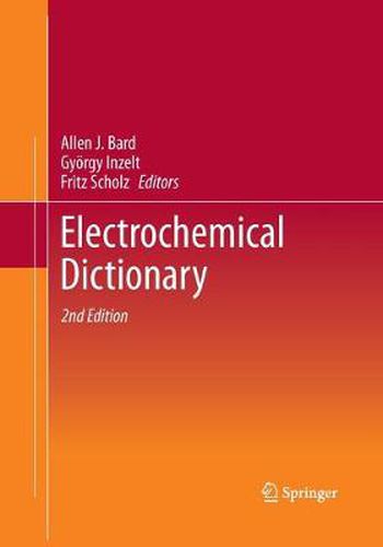 Cover image for Electrochemical Dictionary