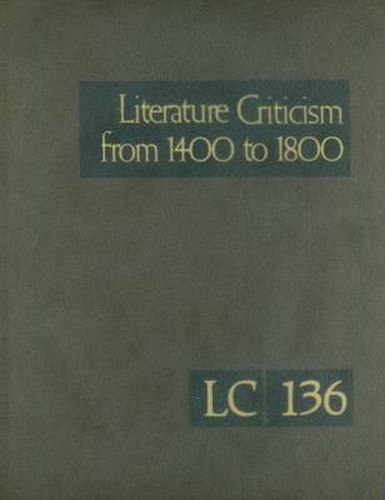 Cover image for Literature Criticism from 1400 to 1800