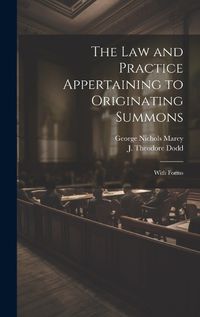 Cover image for The Law and Practice Appertaining to Originating Summons