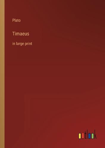 Cover image for Timaeus