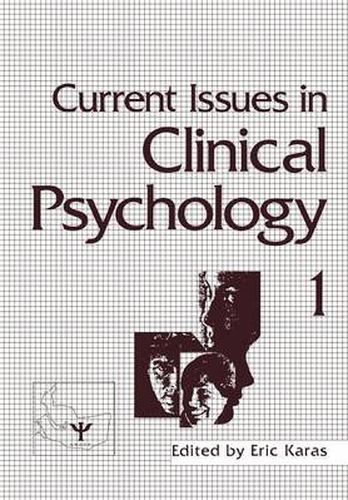 Cover image for Current Issues in Clinical Psychology: Volume 1