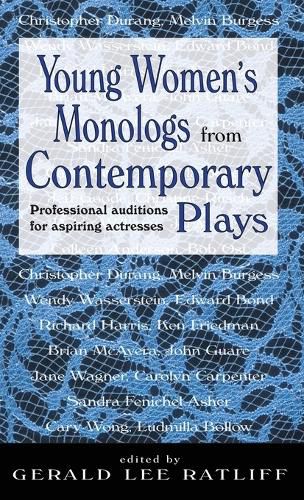 Cover image for Young Women's Monologues from Contemporary Plays: Professional Auditions for Aspiring Actresses