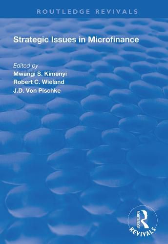 Cover image for Strategic Issues in Microfinance