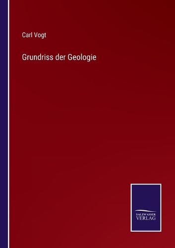 Cover image for Grundriss der Geologie