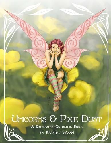 Cover image for Unicorns & Pixie Dust: A Dreamer's Coloring Book