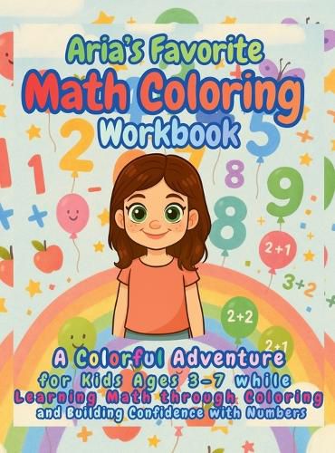 Cover image for Aria's Favorite Math Coloring Workbook