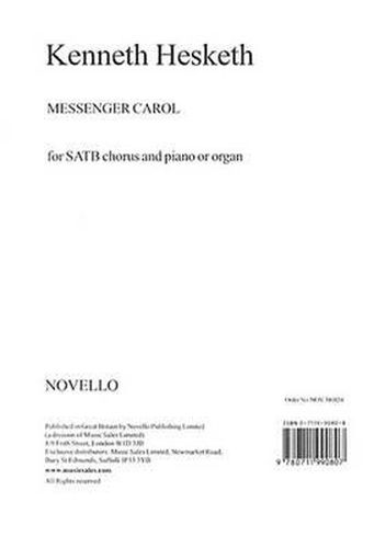 Cover image for Messenger Carol: SATB Version