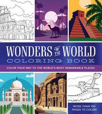 Cover image for Wonders of the World Coloring Book