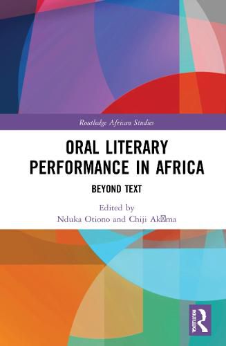 Cover image for Oral Literary Performance in Africa