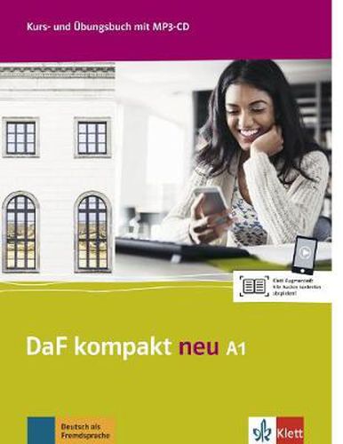 Cover image for DaF kompakt neu in 3 Banden: Kurs- und  Ubungsbuch A1 + MP3-CD