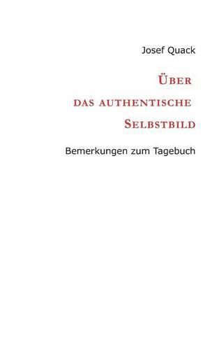 Cover image for UEber das authentische Selbstbild