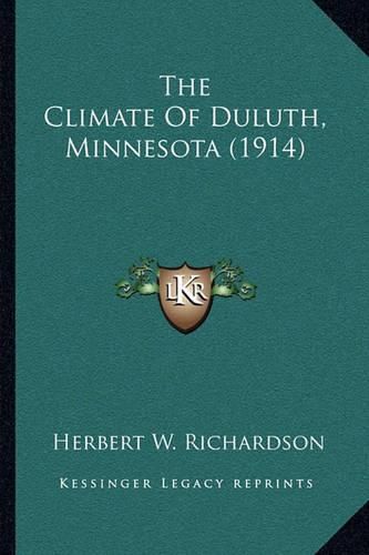 Cover image for The Climate of Duluth, Minnesota (1914)