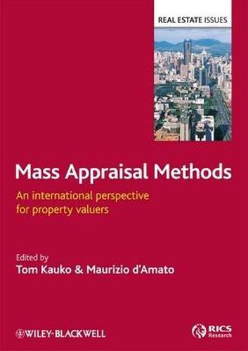 Cover image for Mass Appraisal Methods: An International Perspective for Property Valuers