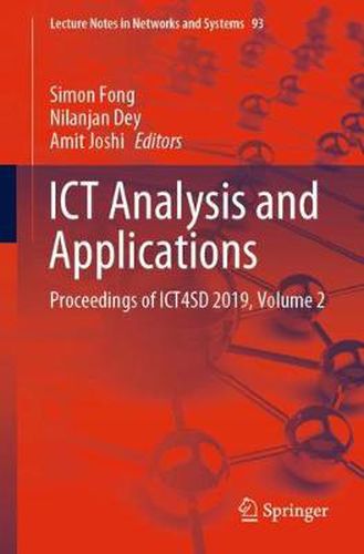 Cover image for ICT Analysis and Applications: Proceedings of ICT4SD 2019, Volume 2