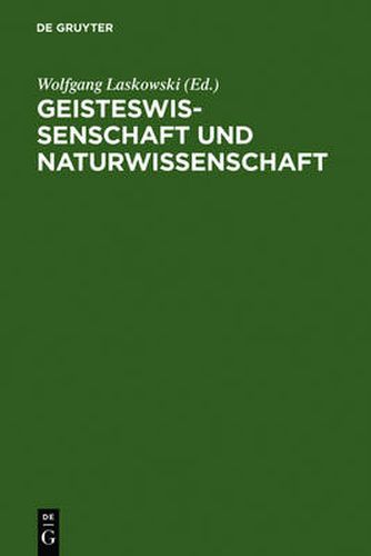 Cover image for Geisteswissenschaft und Naturwissenschaft