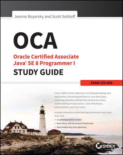 Cover image for OCA - Oracle Certified Associate Java SE 8 er I Study Guide: Exam 1Z0-808