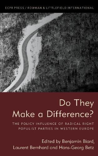 Cover image for Do They Make a Difference?: The Policy Influence of Radical Right Populist Parties in Western Europe