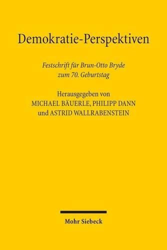 Cover image for Demokratie-Perspektiven: Festschrift fur Brun-Otto Bryde zum 70. Geburtstag