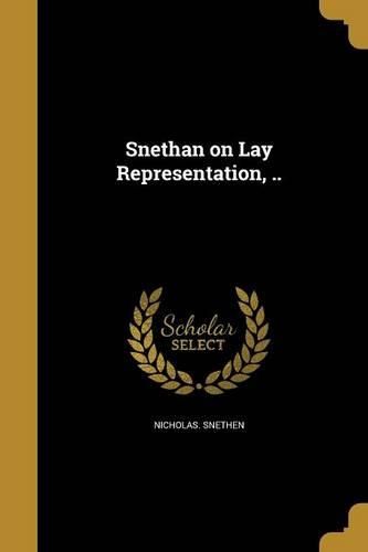Cover image for Snethan on Lay Representation, ..