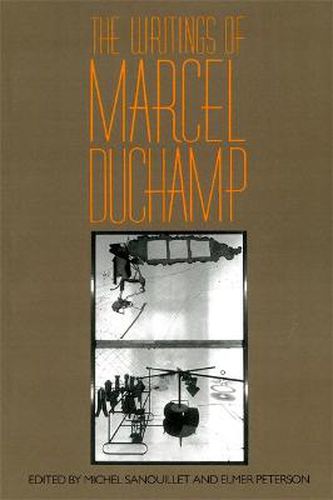 Cover image for The Writings Of Marcel Duchamp