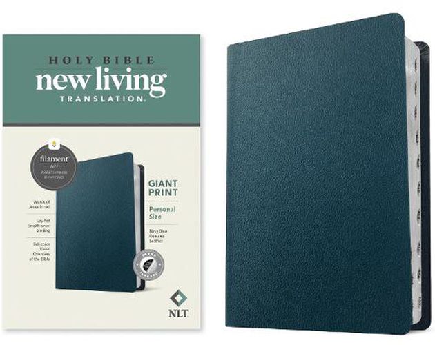 Cover image for NLT Personal Size Giant Print Bible, Filament Edition