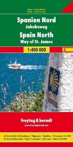 Cover image for Spain North - Way of St. James Road Map 1:400 000