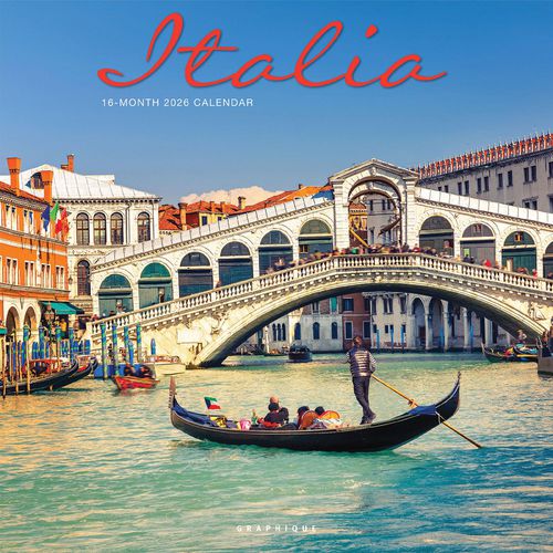 Cover image for Italia 2026 Square Wall Calendar