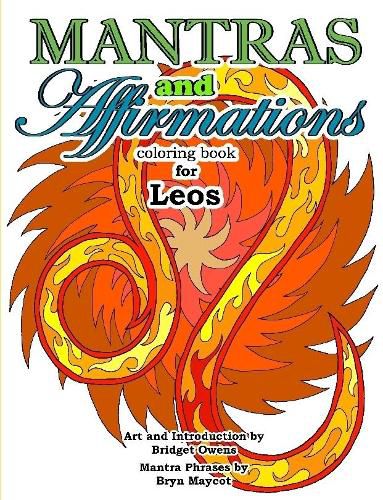 Mantras and Affirmations Coloring Book for Leos