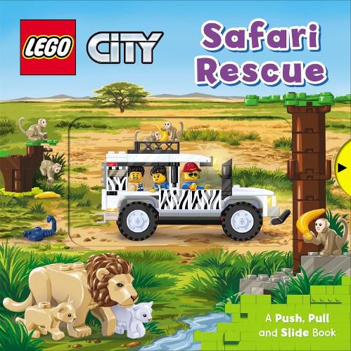 LEGO (R) City. Safari Rescue: A Push, Pull and Slide Book