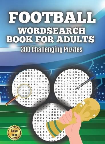 Cover image for Football Wordsearch Book for Adults