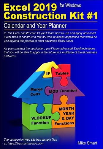 Cover image for Excel 2019 Construction Kit #1: Calendar and Year Planner