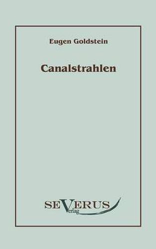 Cover image for Canalstrahlen