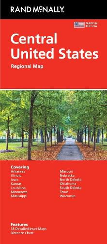 Cover image for Rand McNally Easy to Read: Central United States Folded Map