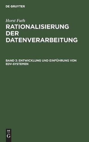 Cover image for Entwicklung Und Einfuhrung Von Edv-Systemen