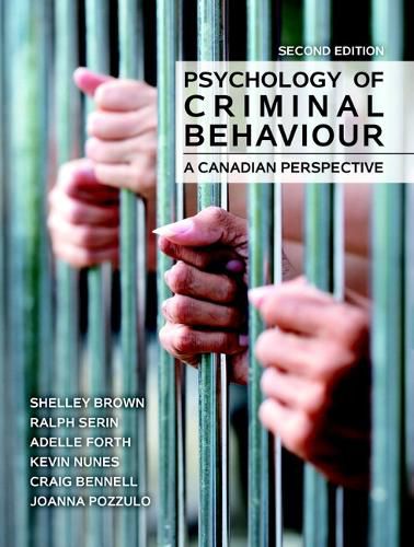 Cover image for Psychology of Criminal Behaviour: A Canadian Perspective