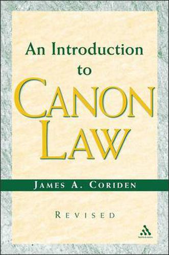 Cover image for An Introduction to Canon Law Revised Edition