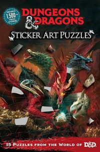 Cover image for Dungeons & Dragons Sticker Art Puzzles