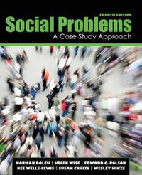 Cover image for Social Problems: A Case Study Approach