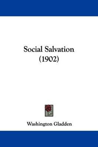 Cover image for Social Salvation (1902)